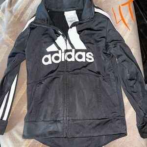 adidas Kids Black and White Jacket
